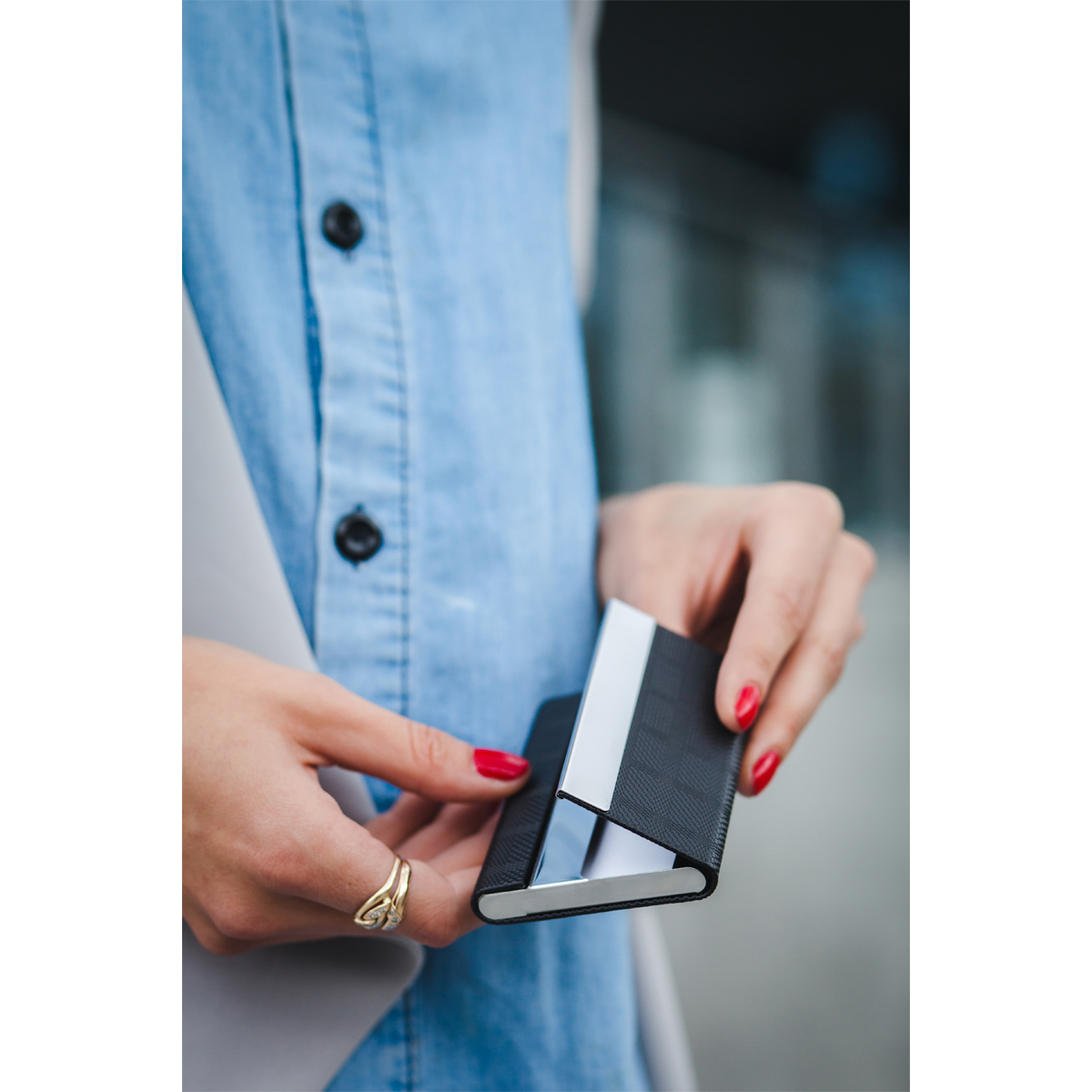 R01061.02.O - Zestaw upominkowy Gallant, czarny 