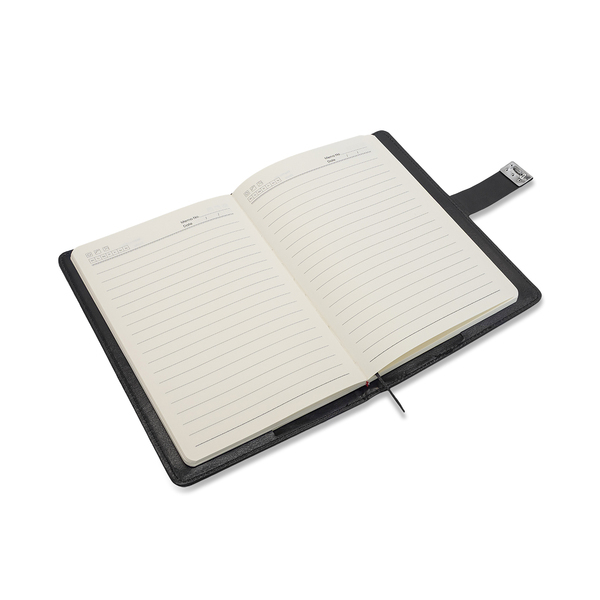 R02336.02.O - Zestaw notes z szyfrem i długopis Windsor, czarny 