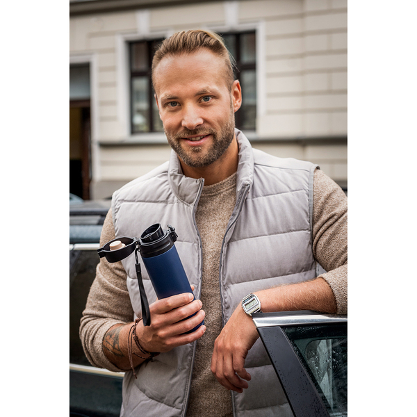 R08499.42 - Kubek termiczny Olten 400 ml, granatowy 