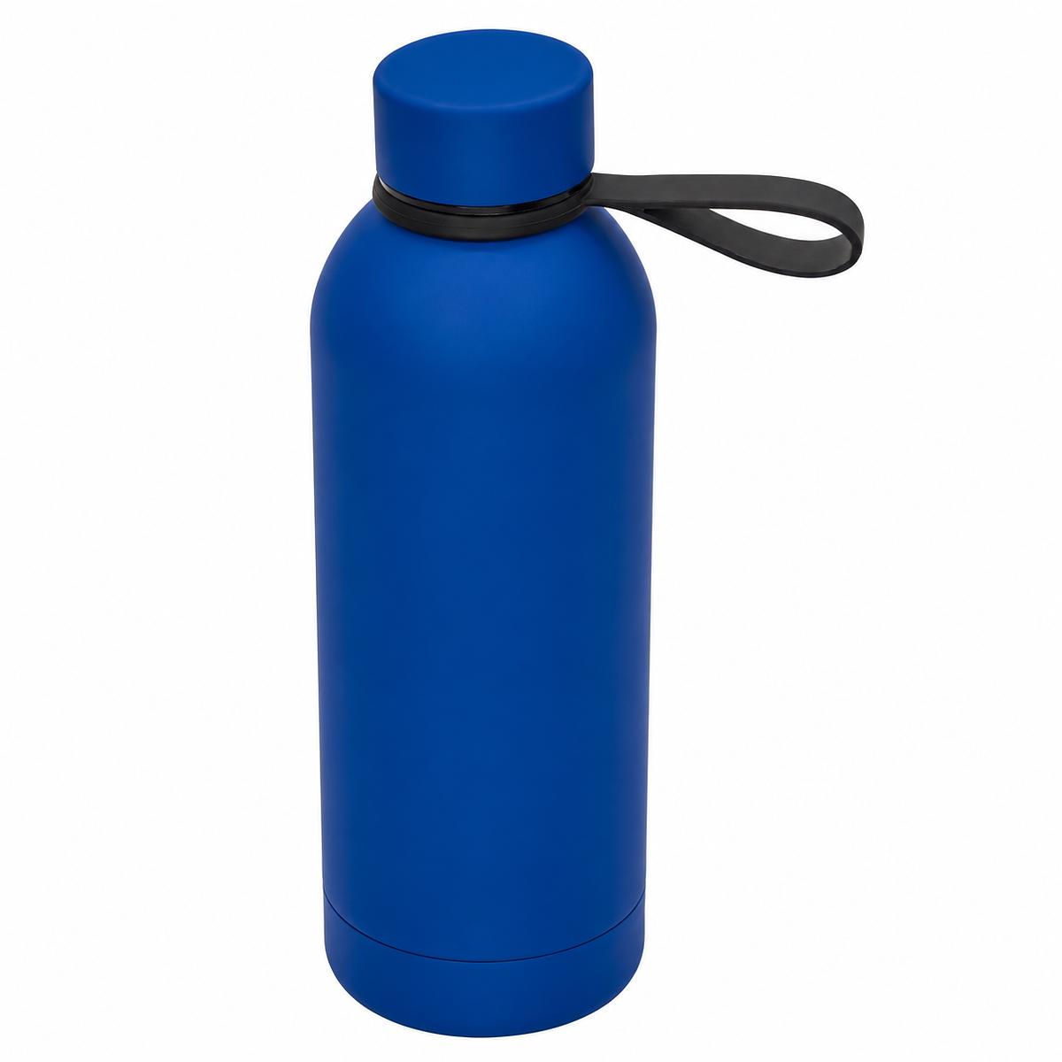R08993.44 - Butelka termiczna z uchwytem Mendoza Duo 500 ml, ciemny niebieski
