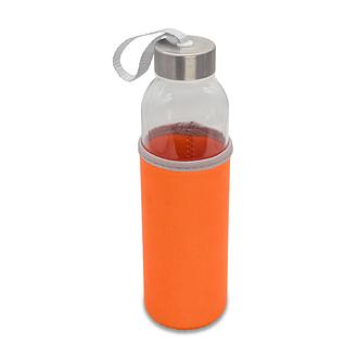 R08276 - Szklana butelka Vim 500 ml, pomarańczowy 