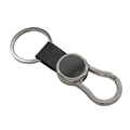 R73127.02 - Brelok z karabińczykiem Leo, czarny 